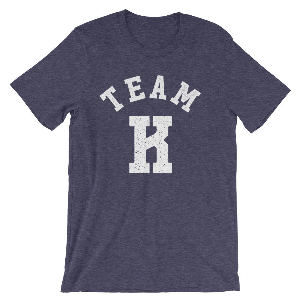 Team K Unisex T-Shirt -  | Teacher shirt | Kindergarten teacher | Teacher gift | Pre k shirt | Teacher team shirt | - Stag & Peach Co