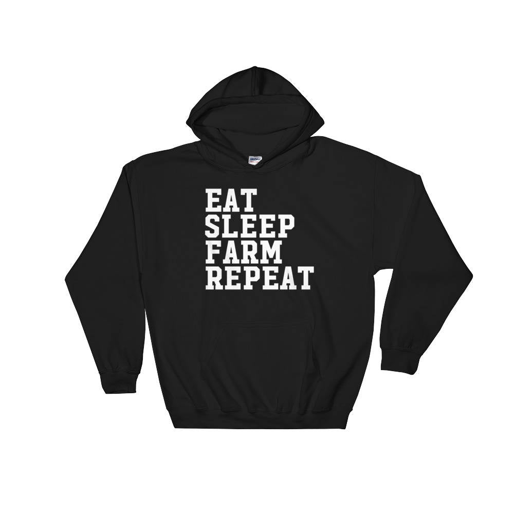Eat Sleep Farm Repeat Hoodie | Farm Hoodie | Farm shirt | Country Shirt | Farm Wife | Farmer shirt | Farm Life | Farming shirt | Farm girl