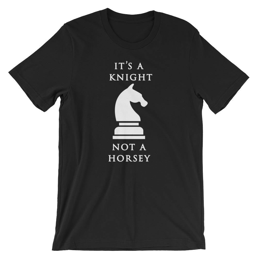 It's A Knight Not A Horsey Unisex Shirt - Chess Shirt, Chess Player, Funny Chess Shirt, Chess Player Gift, Chess Mom, Knight Shirt - Stag & Peach Co