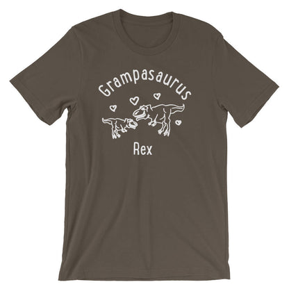 Grampasaurus Rex Unisex Shirt - Funny Grandpa TShirt, Gender Reveal Ideas, Pregnancy Reveal, Grandpa Shirt, Funny Papa TShirt, Grandpa Gift