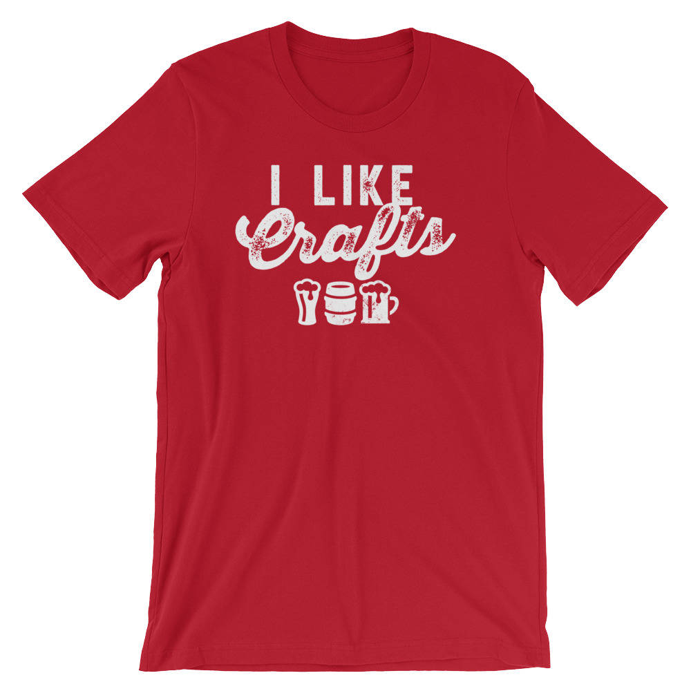 I Like Crafts Unisex Shirt - Beer shirt | Drinking shirt | Craft beer shirt | Beer gift | Home brew shirt | Beer lover | Beer lover gift