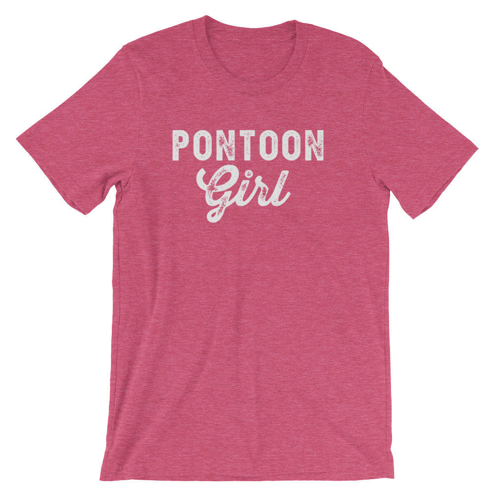 Pontoon Girl Unisex Shirt - Pontoon girl shirt, Captain shirt, Sailor shirt, Nautical shirt, Navy shirt, Sailing shirt, Sailor gift