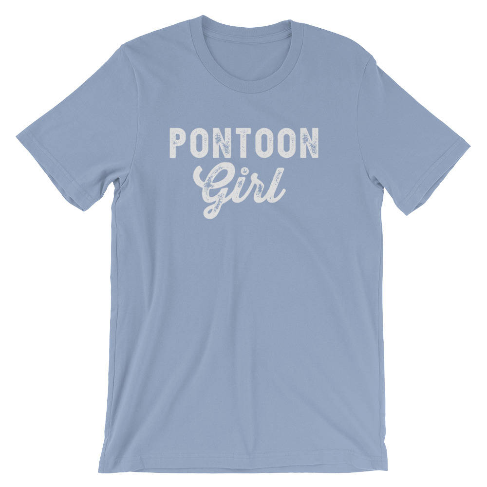Pontoon Girl Unisex Shirt - Pontoon girl shirt, Captain shirt, Sailor shirt, Nautical shirt, Navy shirt, Sailing shirt, Sailor gift