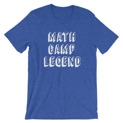 Math Camp Legend Unisex Shirt - Math funny t-shirt, Funny math shirt, Math geek shirts, Math teacher tee, Mathematics, Math shirt