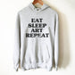 Eat Sleep Art Repeat Hoodie - Artist shirt, Artist gift, Art Teacher Shirt, Painter Shirt, Graffiti artist, Gift for painter