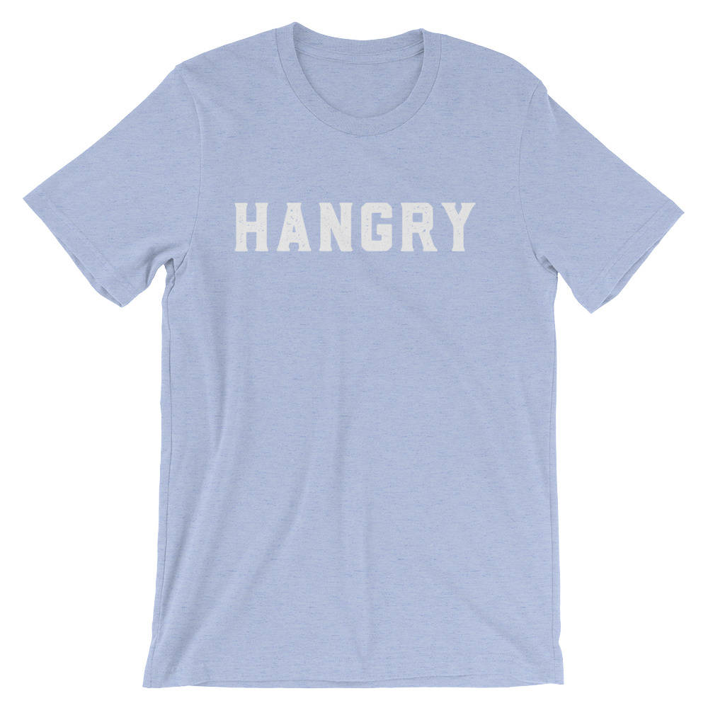 Hangry Unisex Shirt - Hungry shirt | Food shirt | Brunch shirt | Foodie | Funny food shirt | Always hungry - Stag & Peach Co