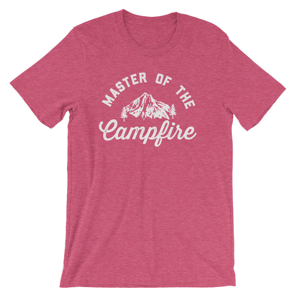 Master Of The Campfire Unisex Shirt - Campfire | Camping shirt | Happy camper shirt | Mountain shirt | Camping gift
