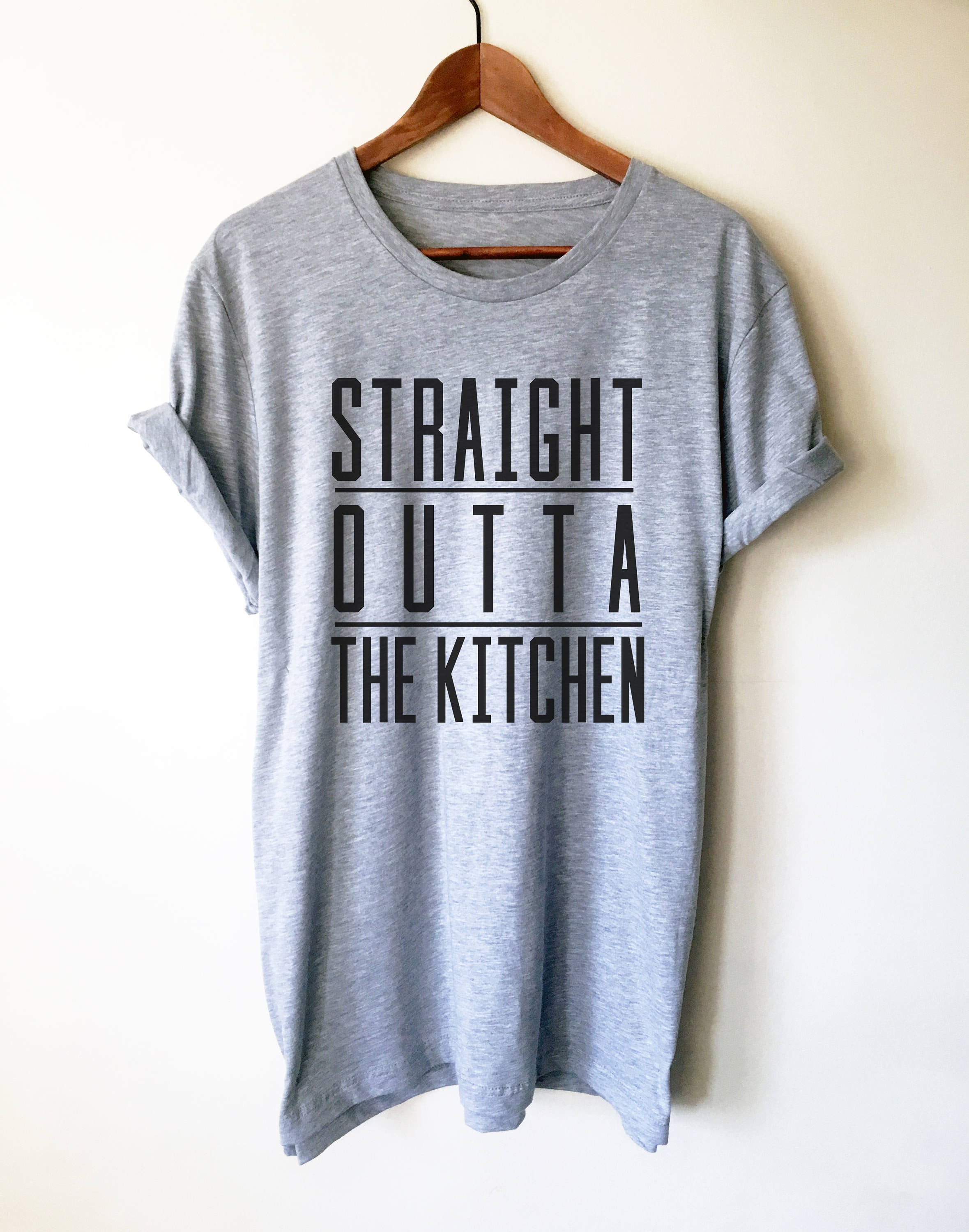 Straight Outta The Kitchen Unisex Shirt - Chef shirt, Chef gift, Cooking shirt, Foodie shirt, Cooking gift, Culinary gifts, Food shirt