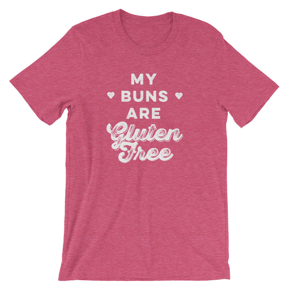 My Buns Are Gluten Free Unisex Shirt - Baking Shirt, Holiday Baking Shirt, Chef Shirts, Gifts For Bakers, Funny Baking Tee, Gluten free - Stag & Peach Co