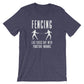 Fencing Like Chess But With Puncture Wounds Unisex Shirt - Fencing Shirt, Fencing Sword, Fencing, Gift For Fencers, Fencing Instructor