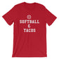 Softball And Tacos Unisex Shirt- Softball Life Gifts, Softball Mom Shirt, Team Softball Gift, Softball Coach Shirt, Softball Dad Gifts
