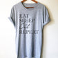 Eat Sleep Oil Repeat Unisex Shirt - Essential Oil Shirts, Essential Oils Shirt, Aromatherapy, Aromatherapy Gift, Beautician Gift, Massage