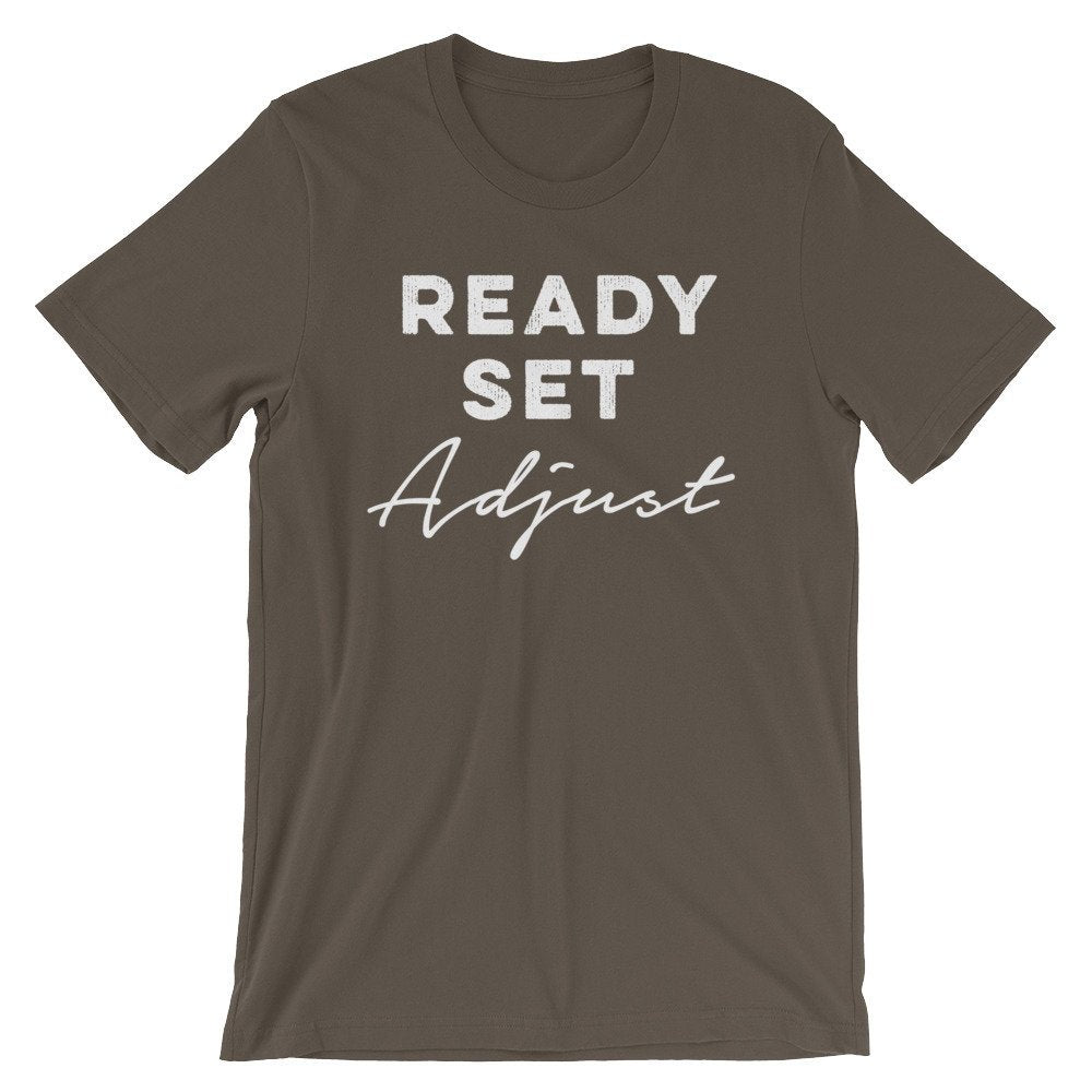 Ready Set Adjust Unisex Shirt - Chiropractor Shirt, Chiropractor Gift, Chiropractor Student, Physical Therapist Shirt, Massage Therapist - Stag & Peach Co