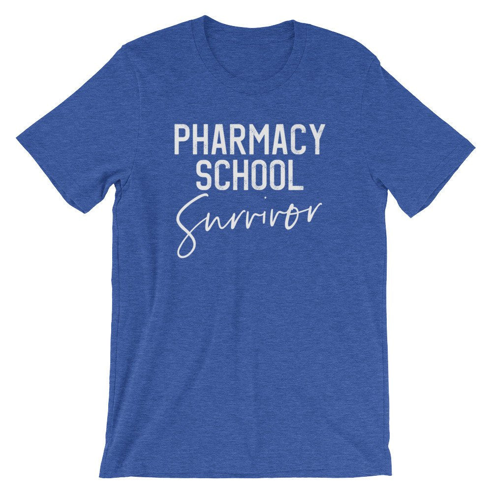 Pharmacy School Survivor Unisex Shirt- Pharmacist Shirt, Pharmacist Gift, Pharmacy Shirt, Pharmacist Assistant, Pharmacy School - Stag & Peach Co