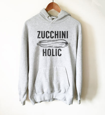 Zucchini Holic Hoodie - Vegan Shirt, Vegetarian Shirt, Vegetable TShirt, Vegan Gift, Vegetarian Gift, Gardening Shirt