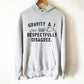 Gravity & I Respectfully Disagree Hoodie - Climbing shirt | Rock climbing shirt | Mountain climbing | Bouldering gift | Rock climber