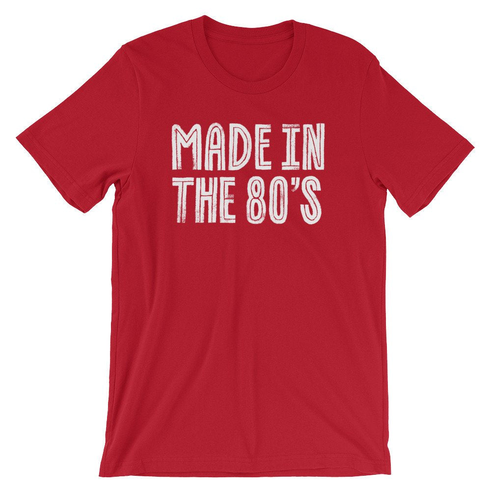 Made In The 80's Unisex Shirt - 80s T Shirt, Retro, DJ Shirt, 80s Clothing, Disk Jockey Gift, Vintage 80s T Shirt, Cassette Tape, 80s Music - Stag & Peach Co
