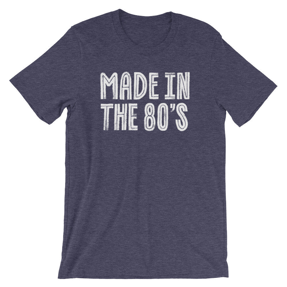 Made In The 80's Unisex Shirt - 80s T Shirt, Retro, DJ Shirt, 80s Clothing, Disk Jockey Gift, Vintage 80s T Shirt, Cassette Tape, 80s Music - Stag & Peach Co