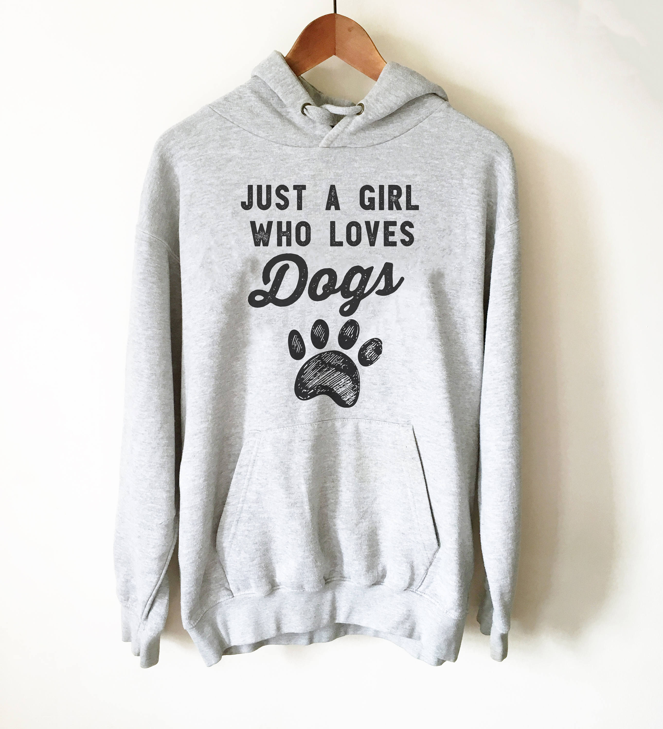 Just A Girl Who Loves Dogs Hoodie - - Stag & Peach Co