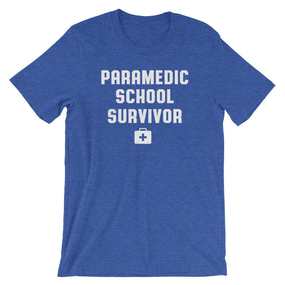 Paramedic School Survivor Unisex Shirt - Paramedic Shirt, Paramedic Gift, EMT Gifts, EMT Shirt, First Responder Gift, Medical Student Gift - Stag & Peach Co