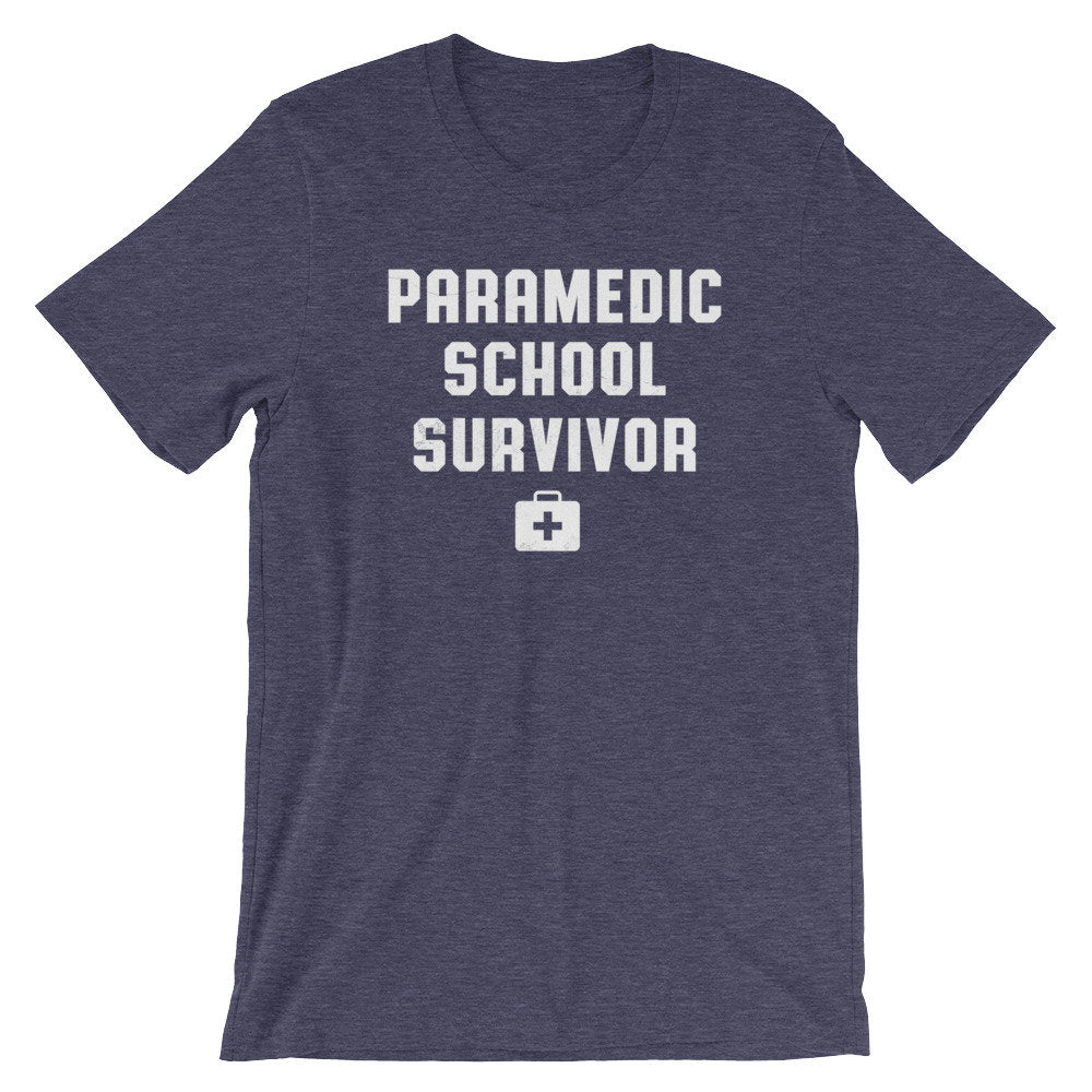 Paramedic School Survivor Unisex Shirt - Paramedic Shirt, Paramedic Gift, EMT Gifts, EMT Shirt, First Responder Gift, Medical Student Gift - Stag & Peach Co