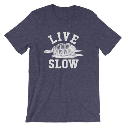 Live Slow Unisex Shirt - Turtle Shirt, Sea Turtle, Sea Turtle Gifts, Turtle Lover, Marine Biologist Gift, Nap Shirt, Lazy Shirt