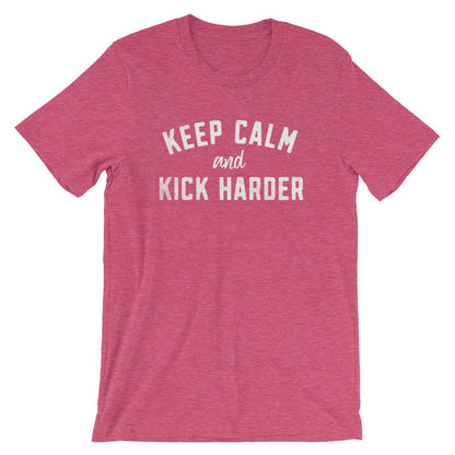 Keep Calm And Kick Harder Unisex Shirt - Karate Shirt, Karate Gift, Martial Arts, Judo, Jiu Jitsu, Kung Fu, Gift For Coach, Boxing Shirt