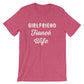 Girlfriend Fiance Wife Unisex Shirt -  Bachelorette party, Bride shirt, Bachelorette shirts, Wedding shirt, Engagement shirt