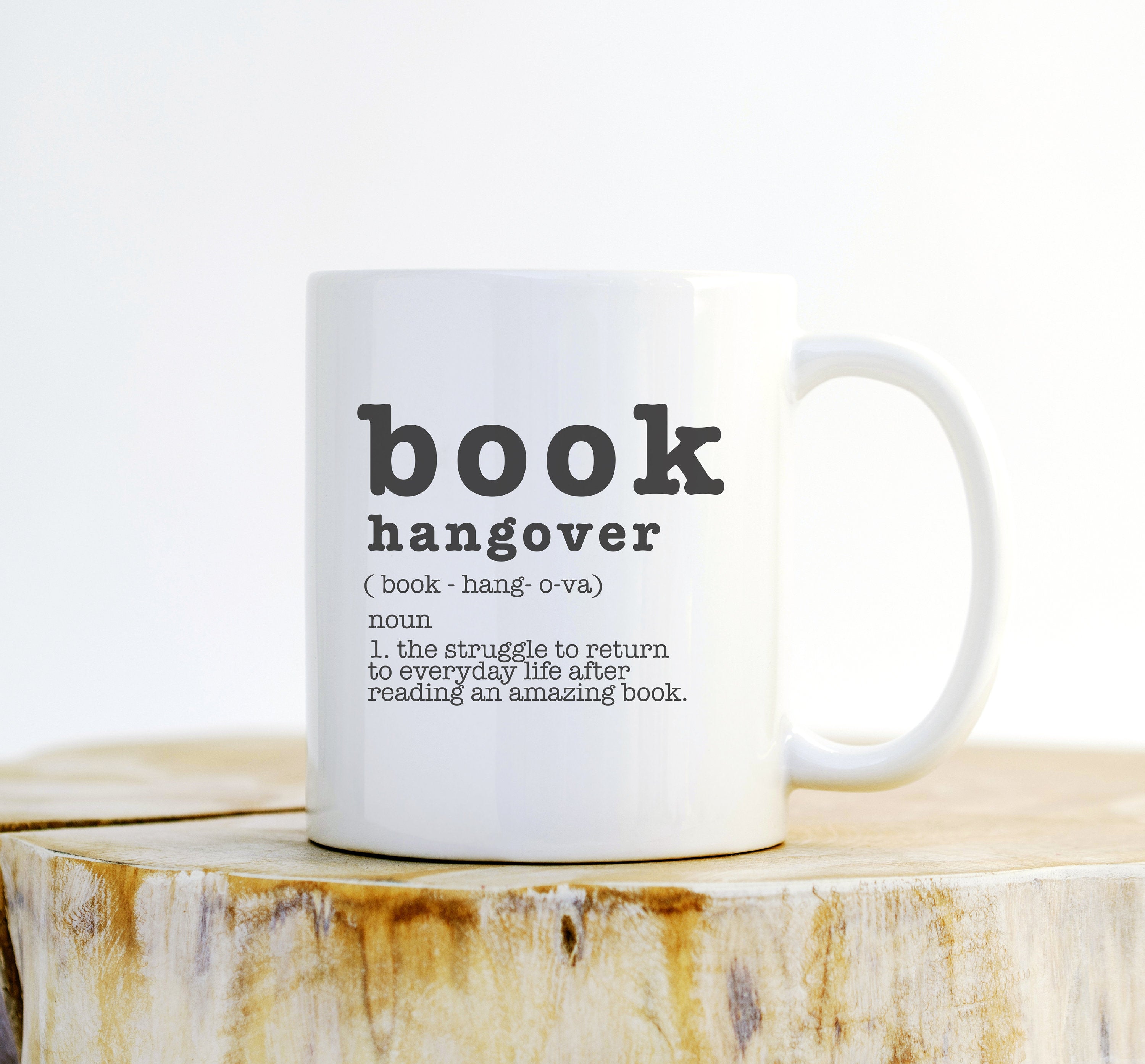 Book Hangover Mug – Bookworm Gift, Literary Coffee Mug