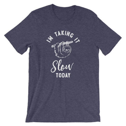 I'm Taking it Slow Today Unisex Shirt - Sloth shirt, Sloth gift, Sloth lover, Nap shirt, Lazy girl shirts, Lazy day tshirt, Lazy day shirt