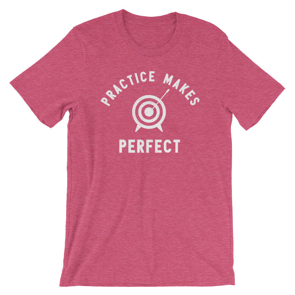 Practice Makes Perfect Unisex Shirt - Archery Shirt, Archery, Archer, Archery Gift, Archery Bow, Archer Shirt, Archery Target