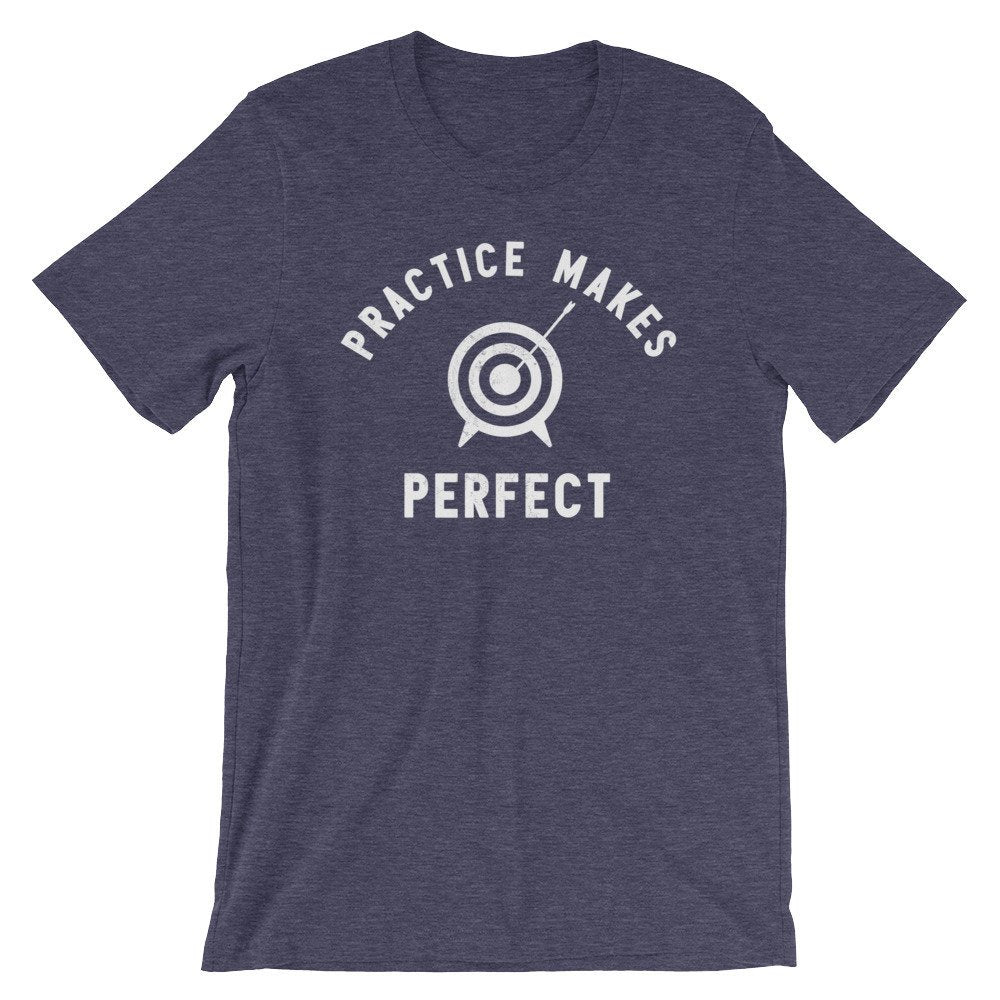 Practice Makes Perfect Unisex Shirt - Archery Shirt, Archery, Archer, Archery Gift, Archery Bow, Archer Shirt, Archery Target