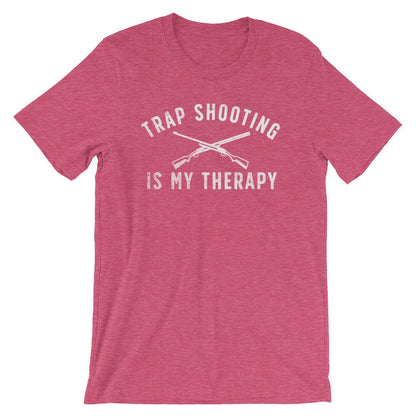 Trap Shooting Is My Therapy Unisex Shirt - Trap Shooting Shirt, Trap Shooting Gift, Clay Pigeon Shooting, Clay Shooting, Shooting Shirt