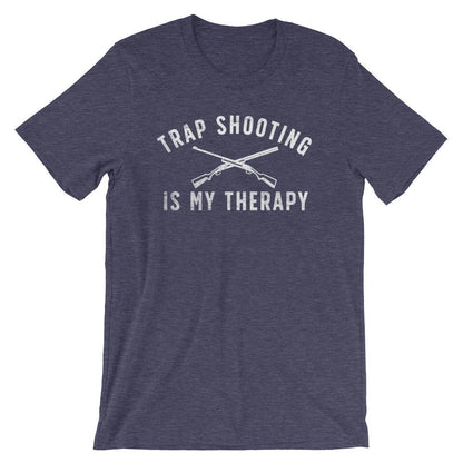 Trap Shooting Is My Therapy Unisex Shirt - Trap Shooting Shirt, Trap Shooting Gift, Clay Pigeon Shooting, Clay Shooting, Shooting Shirt