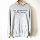 My Charm Is Infectious Hoodie - Epidemiologist Shirt, Epidemiology Gift, Science Shirt, Phd Shirt, Scientist Shirt, Science Gift