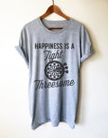 Happiness Is A Tight Threesome Unisex Shirt - Darts Shirt, Dart Shirt, Darts, Sports Shirt, Championship Shirt, Team Tshirts, Bullseye Shirt - Stag & Peach Co