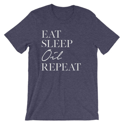 Eat Sleep Oil Repeat Unisex Shirt - Essential Oil Shirts, Essential Oils Shirt, Aromatherapy, Aromatherapy Gift, Beautician Gift, Massage