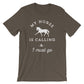 My Horse Is Calling And I Must Go Unisex Shirt - Horse Lover Gift, Country Shirt, Horse Lover, Cowgirl Shirts, Equestrian Gift, Horse Racing