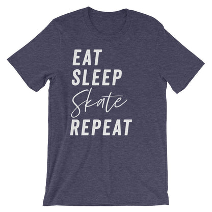 Eat Sleep Skate Repeat Unisex Shirt - Roller Skates, Roller Skate Shirt, Skateboard Shirt, Skate Shirt, Skater Shirt, Ice Skating Shirt