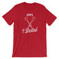 Oops I Darted Unisex Shirt - Darts Shirt, Dart Shirt, Darts, Sports Shirt, Championship Shirt, Team Tshirts, Bullseye Shirt, Coach Gift