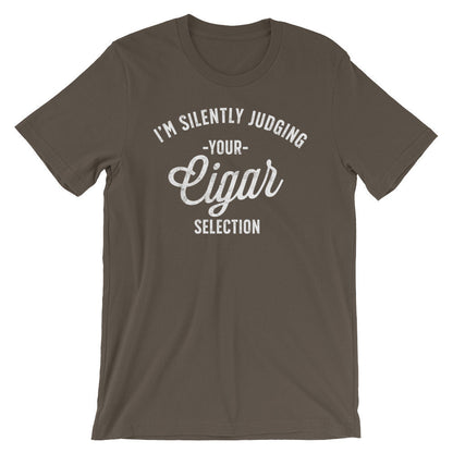 I'm Silently Judging Your Cigar Selection Unisex Shirt - Cigar Shirt, Cigar Lover Gift, Unique Cigar Gifts, Dad Shirt, Husband Shirt