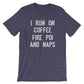 I Run On Coffee Fire Poi And Naps Unisex Shirt -Fire Poi Shirt, Fire Poi Gift, Performance Art Gift, Juggling Shirt, Circus Shirt, Poi Shirt