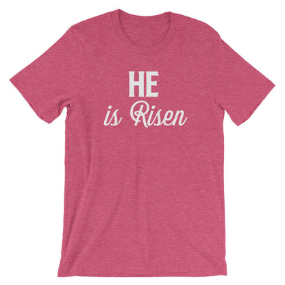 He Is Risen Unisex Shirt-Christian Shirts, Jesus Christian Tee, Pastor Gift, Pastor Shirt, Bible Verse Shirt, Easter Basket Gifts, Jesus Tee