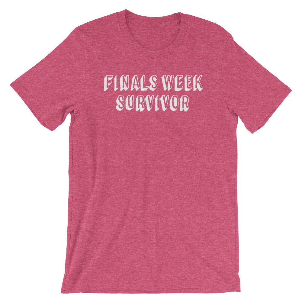 Finals Week Survivor Unisex Shirt - Finals Week Shirt, Finals Gift, College Student Gift, Spring Break Shirt, End Of Semester, Student Gift