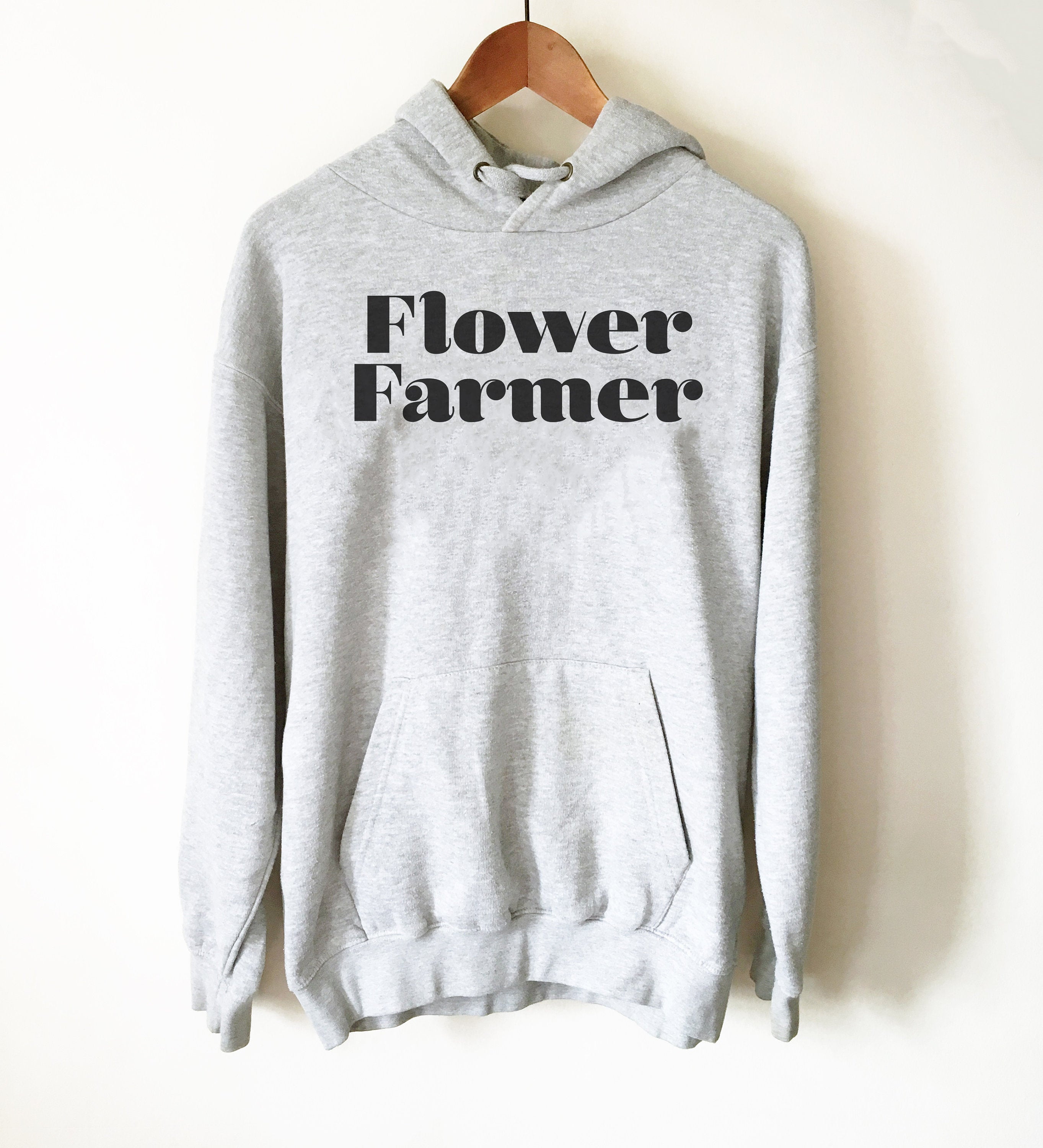 Flower Farmer Hoodie - Florist Shirt, Florist Gift, Flower Arranging Gift, Flower Shirt, Flower Gift, Gardener Shirt, Cultivator Shirt - Stag & Peach Co