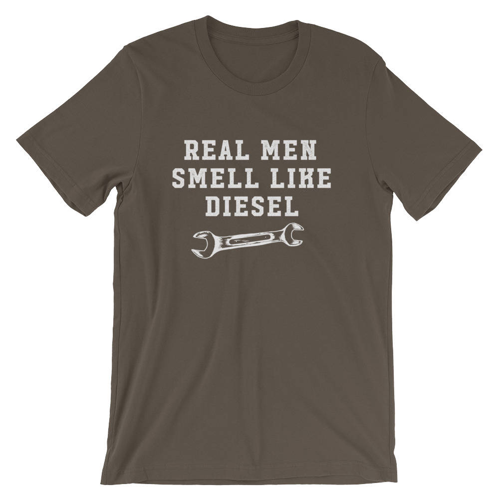 Real Men Smell Like Diesel Unisex Shirt - Mechanic Gift, Auto Mechanic Gifts, Fathers Day Shirt, Car Shirt, Car Lover Gift