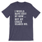 My Coach Scares Me Unisex Shirt - Funny Workout Shirt, Cute Workout Shirts, Workout Gifts, Gym Shirts, Fitness Shirt, Funny Workout
