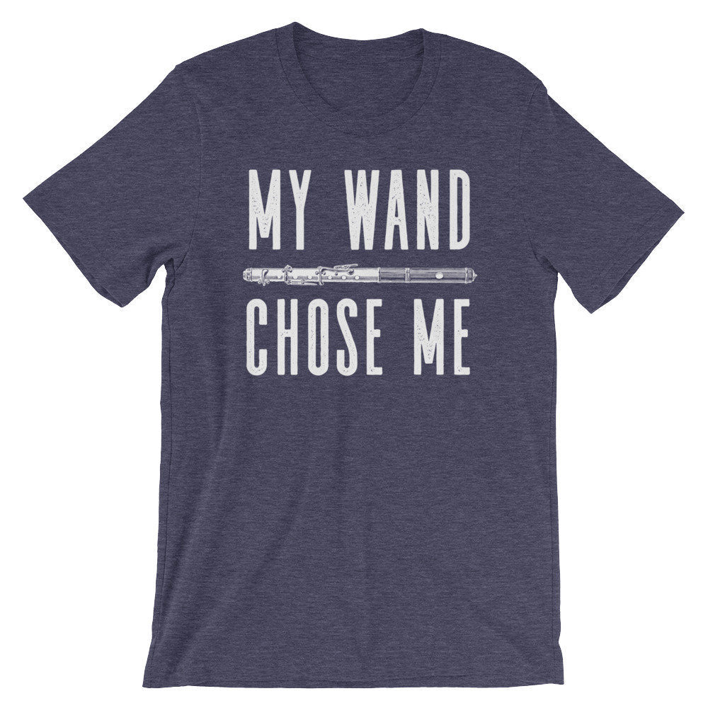 My Wand Chose Me Unisex Shirt - Flute Shirt, Flute Gift, Musician Gift, Band T-Shirts, Music Shirt, Music Teacher Shirt