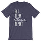 Eat Sleep Tennis Repeat Unisex Shirt - Tennis Gifts, Tennis T-Shirt, Tennis Coach Gift, Table Tennis, Tennis Player Gift, Tennis Fan