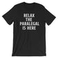 Relax The Paralegal Is Here Unisex Shirt - Paralegal Gift, Paralegal Shirt, Attorney Shirt, Lawyer Shirt, Law School Gift, Paraprofessional